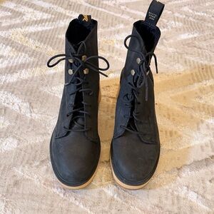 SOREL Hi-Line Lace-Up Lug Combat Boots